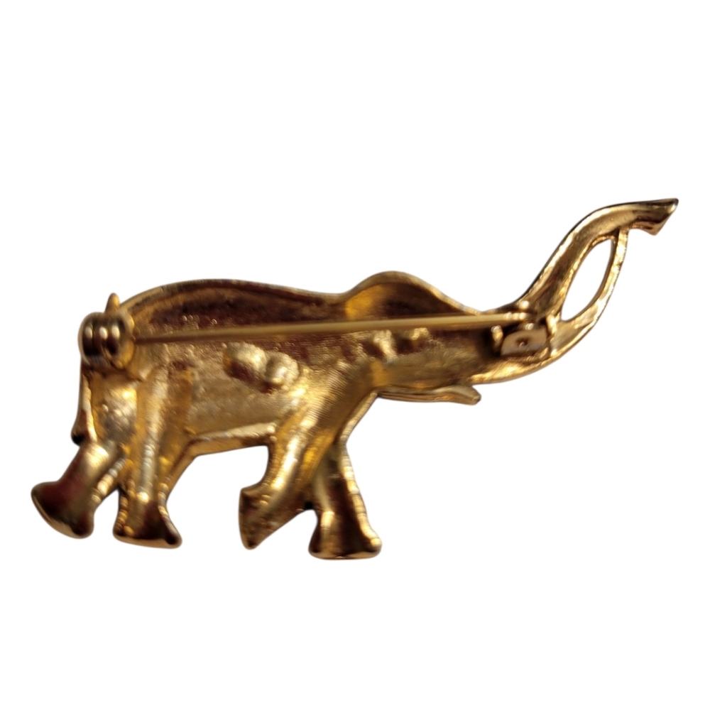 Vintage Elephant Brooch - Picture 4 of 5